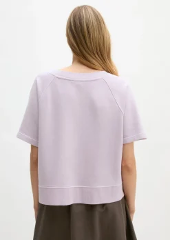Kurzarm-Sweatshirt loose aus Organic Cotton