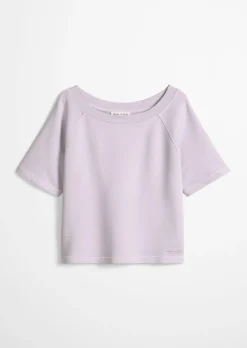 Kurzarm-Sweatshirt loose aus Organic Cotton