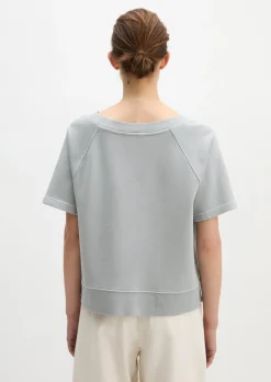 Kurzarm-Sweatshirt loose aus Organic Cotton
