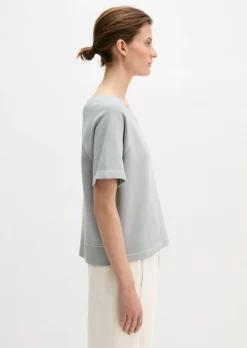 Kurzarm-Sweatshirt loose aus Organic Cotton