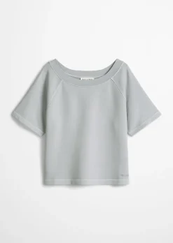 Kurzarm-Sweatshirt loose aus Organic Cotton