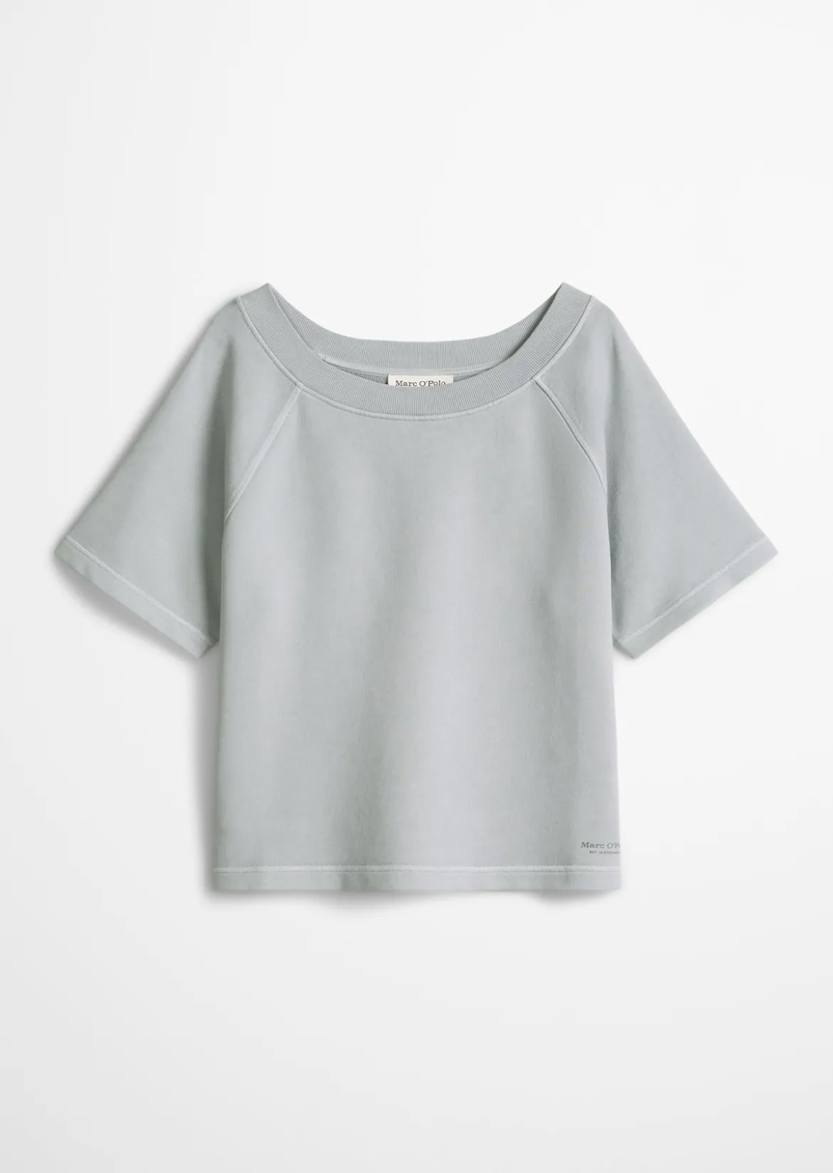 Kurzarm-Sweatshirt loose aus Organic Cotton