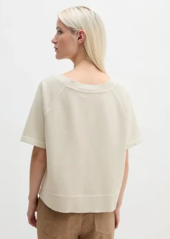 Kurzarm-Sweatshirt loose aus Organic Cotton