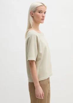 Kurzarm-Sweatshirt loose aus Organic Cotton