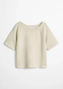 Kurzarm-Sweatshirt loose aus Organic Cotton
