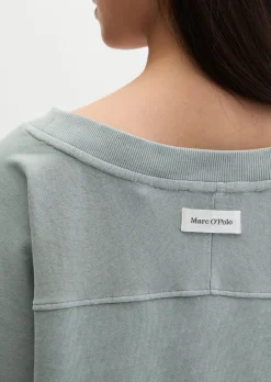 Kurzarm-Sweatshirt regular aus regenerativer Bio-Baumwolle