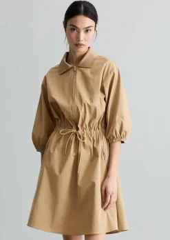 Kurzes Kleid relaxed aus Organic-Cotton-Mix-Stretch