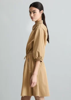 Kurzes Kleid relaxed aus Organic-Cotton-Mix-Stretch