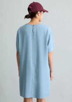 Kurzes Kleid relaxed aus LENZING™ Lyocell