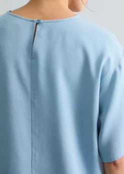 Kurzes Kleid relaxed aus LENZING™ Lyocell