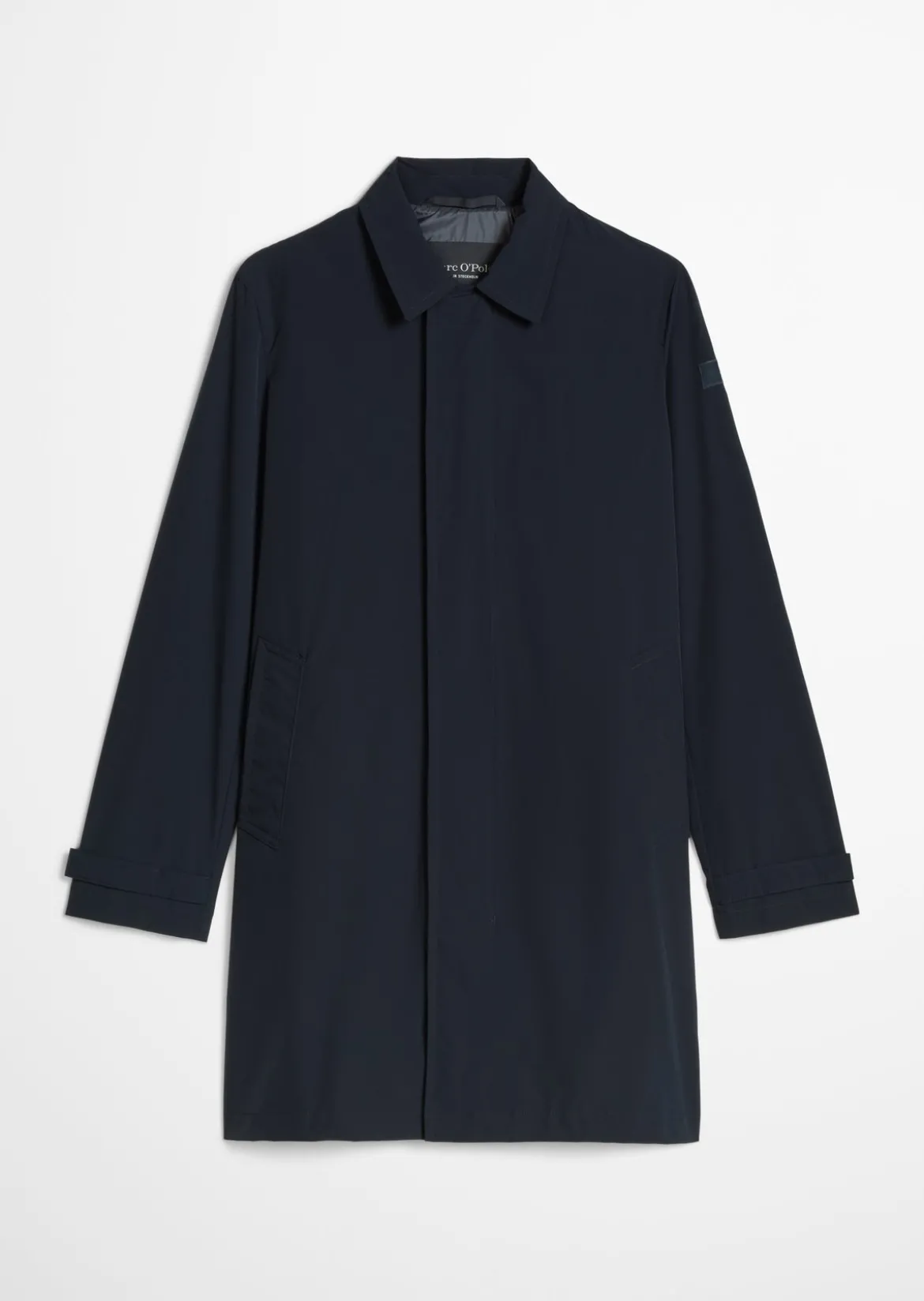 Kurzmantel regular aus recyceltem Polyester