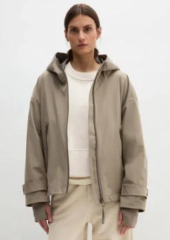 3-Lagen-Regenjacke MOP x Function aus wasserdichtem Nylon-Stretch
