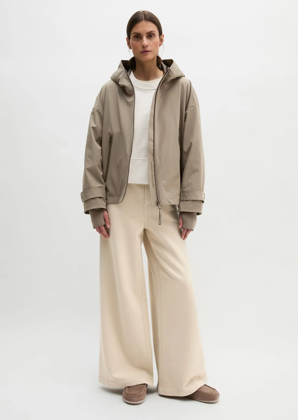 3-Lagen-Regenjacke MOP x Function aus wasserdichtem Nylon-Stretch