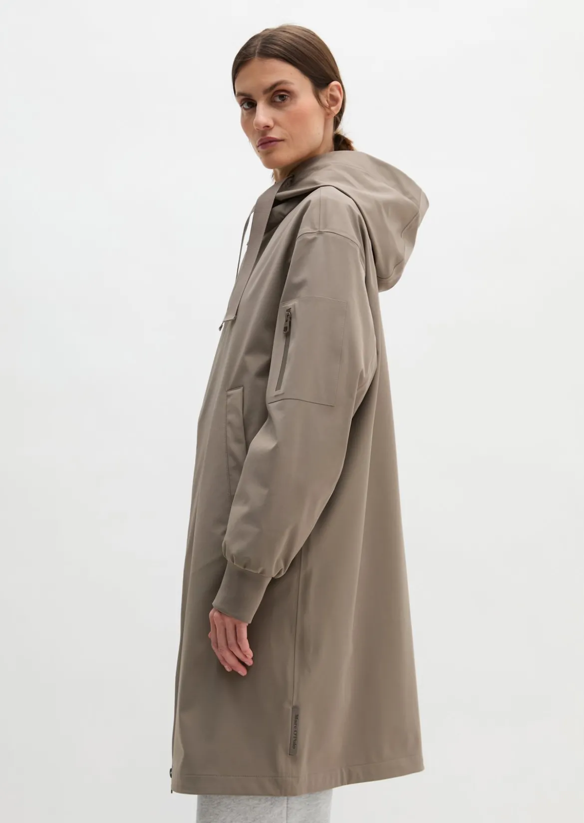 3-Lagen-Regenjacke MOP x Function aus wasserdichtem Nylon-Stretch