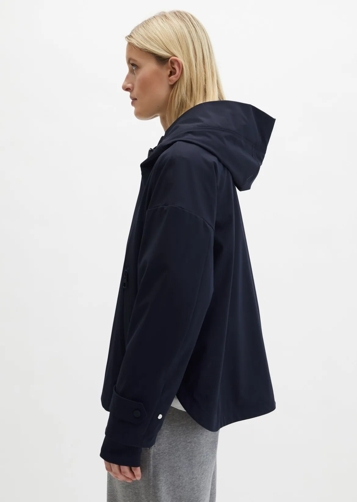 3-Lagen-Regenjacke MOP x Function aus wasserdichtem Nylon-Stretch