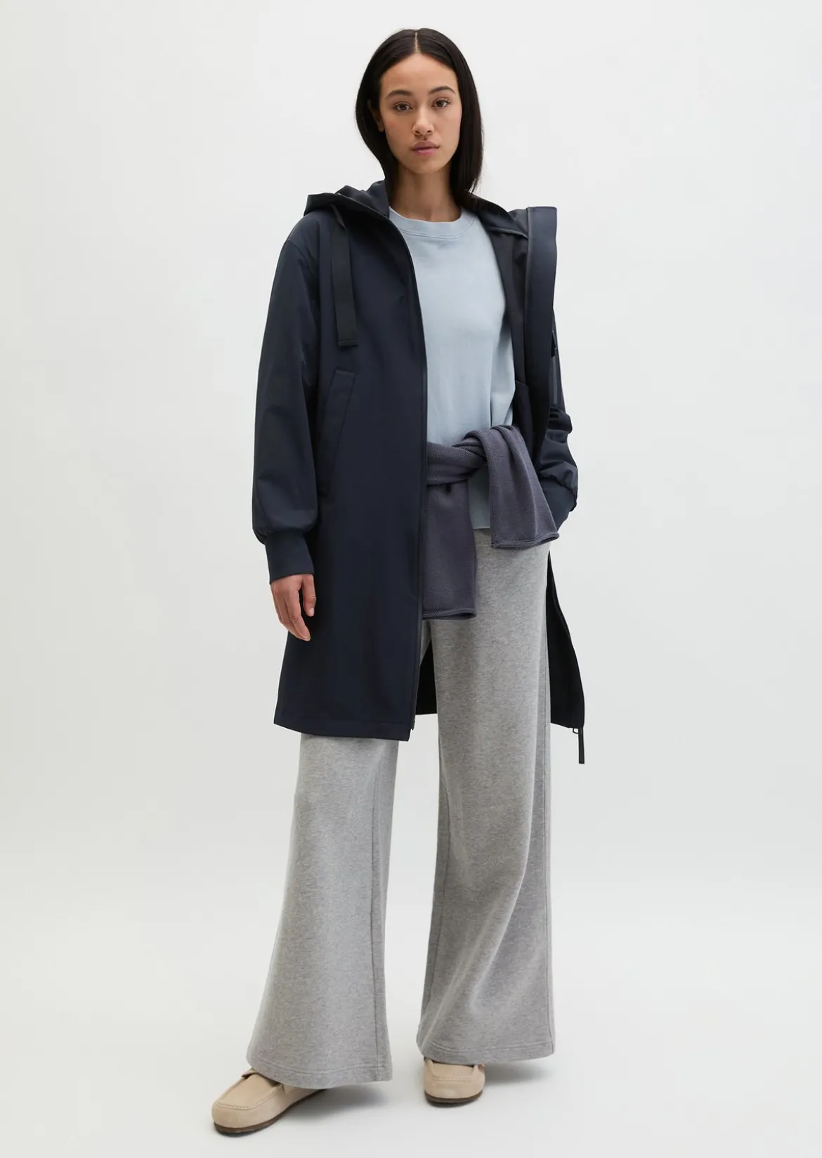 3-Lagen-Regenjacke MOP x Function aus wasserdichtem Nylon-Stretch