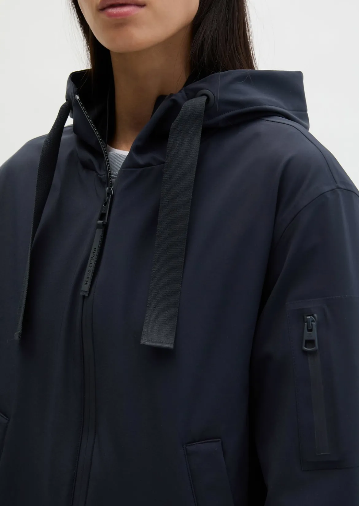 3-Lagen-Regenjacke MOP x Function aus wasserdichtem Nylon-Stretch