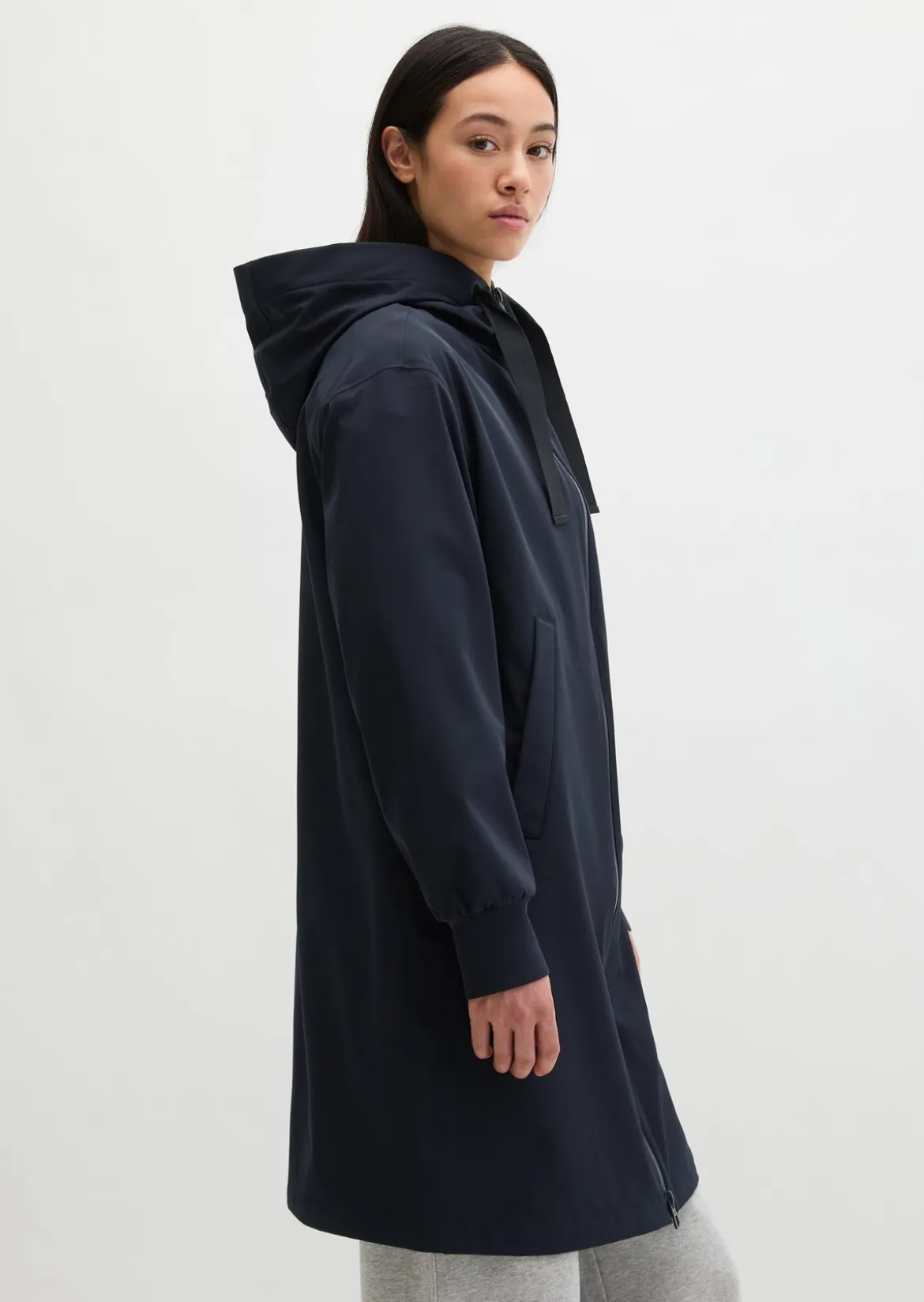 3-Lagen-Regenjacke MOP x Function aus wasserdichtem Nylon-Stretch