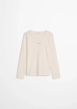 Langarm-Lounge-Shirt aus Bio-Baumwoll-Jersey