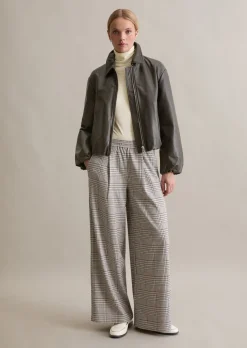 Lederblouson O-Shape aus softem Lammleder