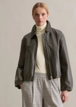 Lederblouson O-Shape aus softem Lammleder