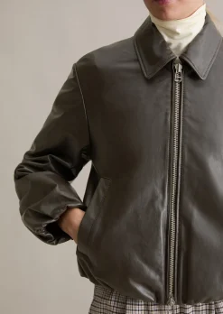 Lederblouson O-Shape aus softem Lammleder