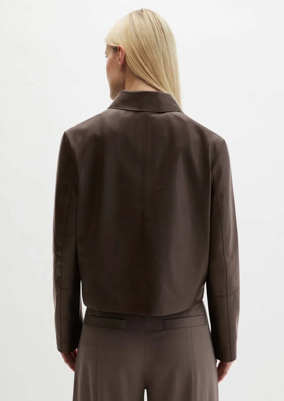 Lederjacke fitted aus softem Lamm-Nappaleder