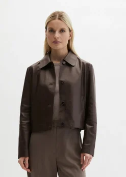 Lederjacke fitted aus softem Lamm-Nappaleder