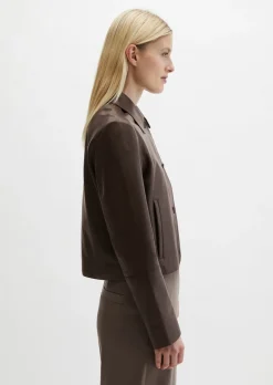 Lederjacke fitted aus softem Lamm-Nappaleder