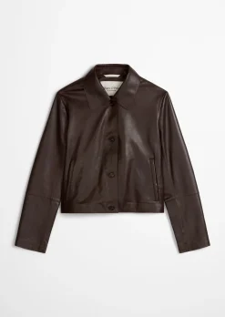 Lederjacke fitted aus softem Lamm-Nappaleder