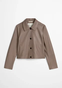 Lederjacke fitted aus softem Lamm-Nappaleder