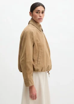 Lederjacke relaxed aus weichem Ziegen-Veloursleder