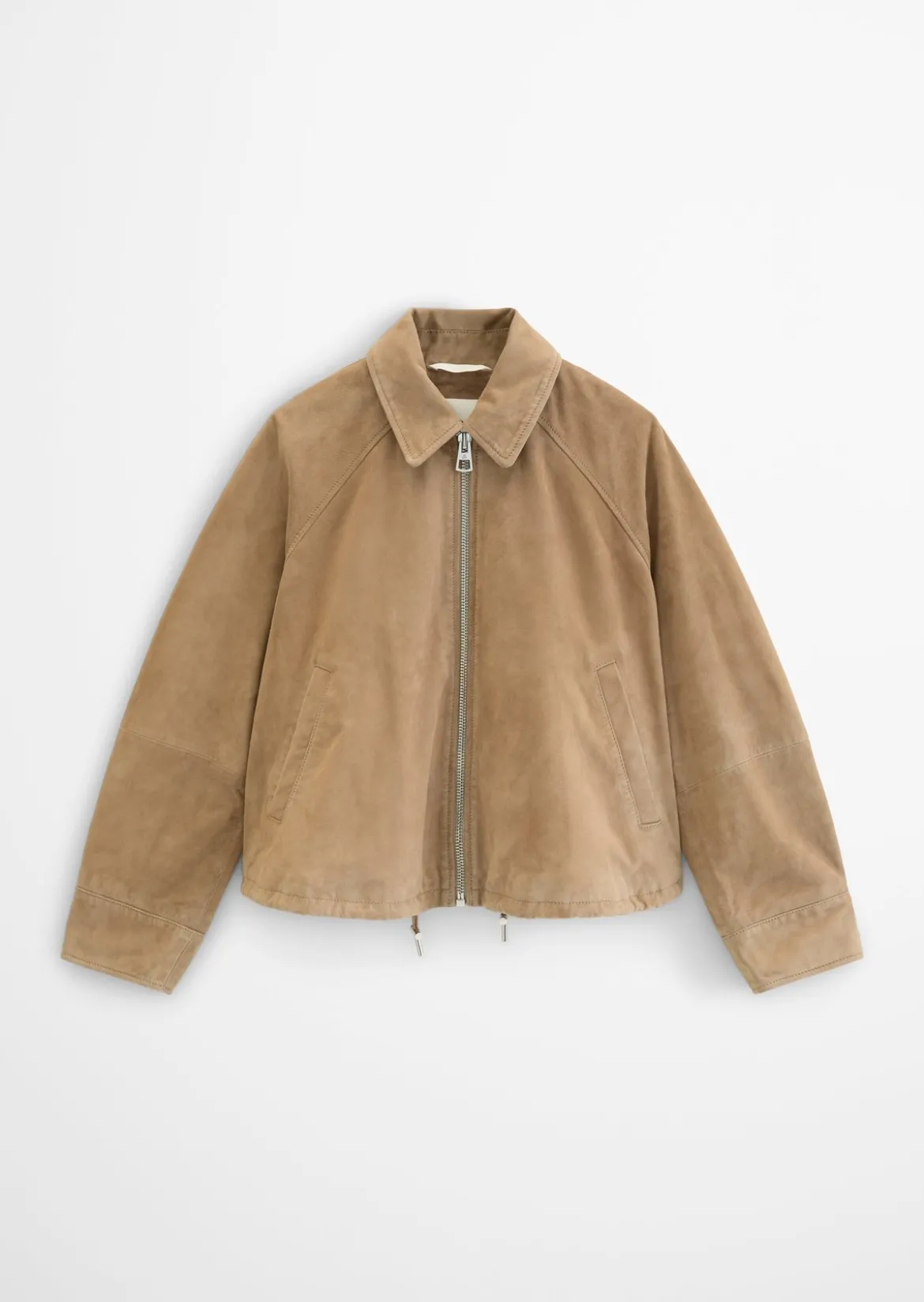 Lederjacke relaxed aus weichem Ziegen-Veloursleder