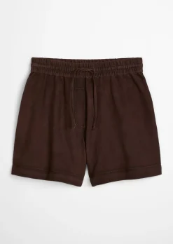 Ledershorts regular aus weichem Ziegenveloursleder