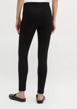 Leggings skinny mit breitem Bund