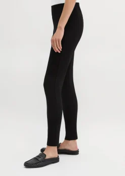 Leggings skinny mit breitem Bund