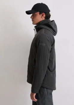 Leicht wattierte Jacke regular mit abnehmbarer Kapuze