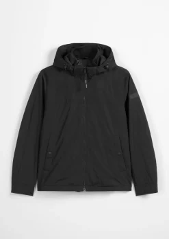 Leicht wattierte Jacke regular mit abnehmbarer Kapuze