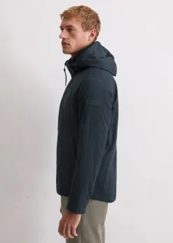 Leicht wattierte Jacke regular mit abnehmbarer Kapuze