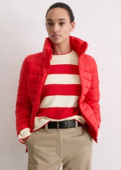 Leichte Steppjacke fitted mit recycelten Materialien