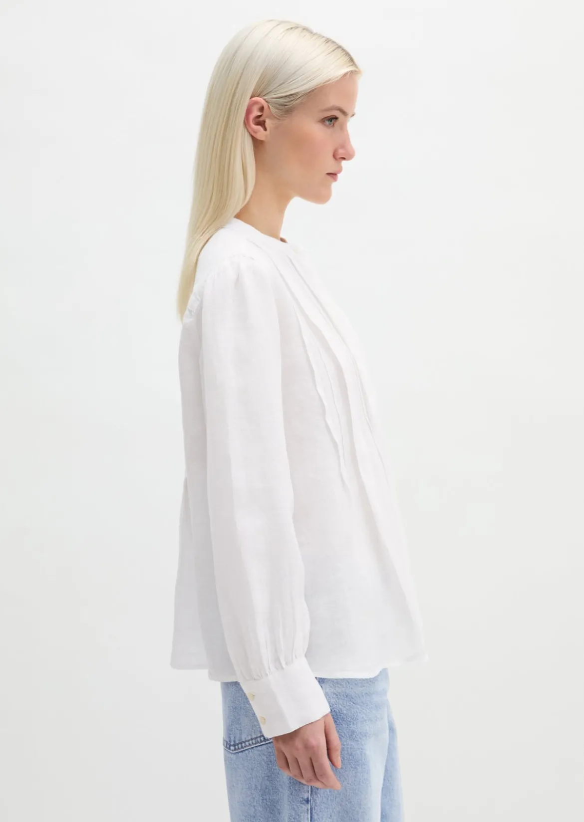 Leinenbluse A-Shape mit natürlich kühlender Funktion