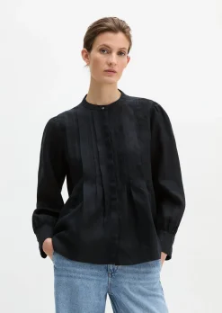 Leinenbluse A-Shape mit natürlich kühlender Funktion