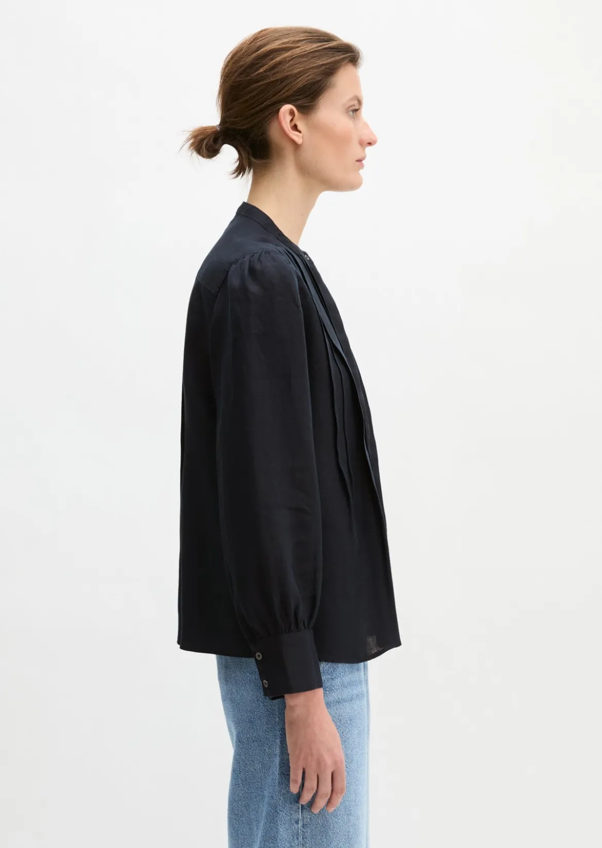 Leinenbluse A-Shape mit natürlich kühlender Funktion