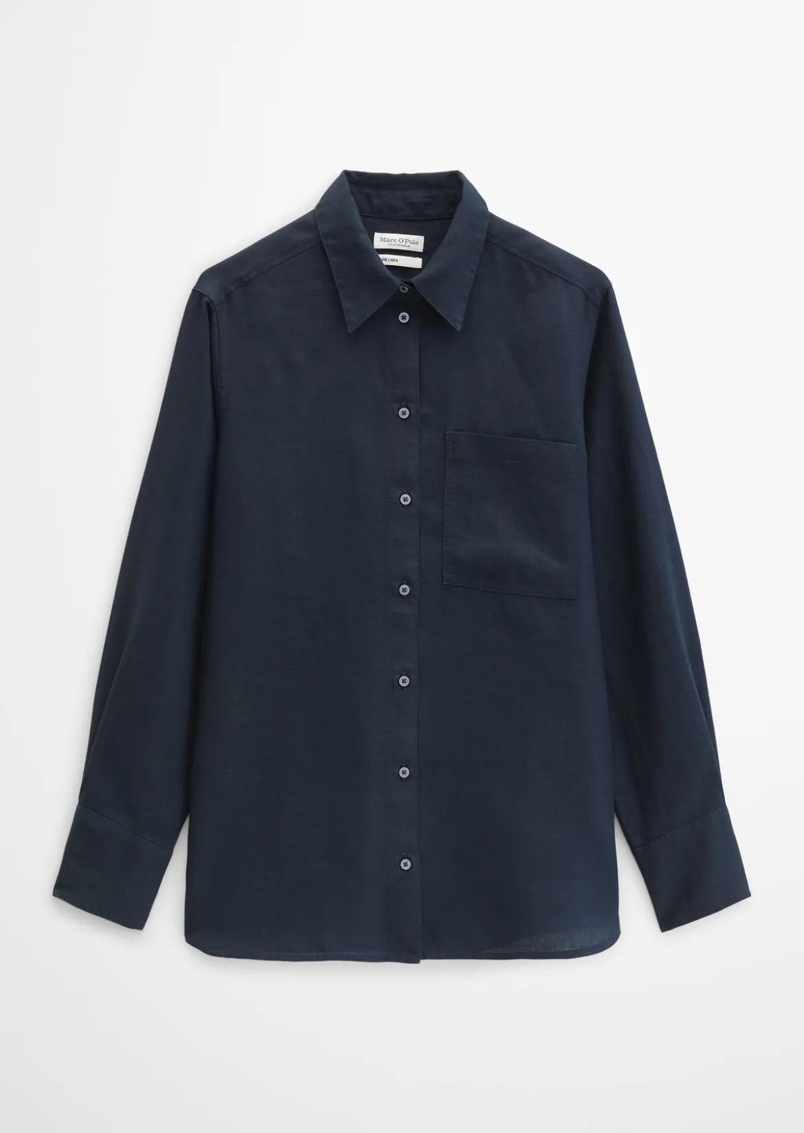 Leinen-Bluse regular aus leichter Qualität