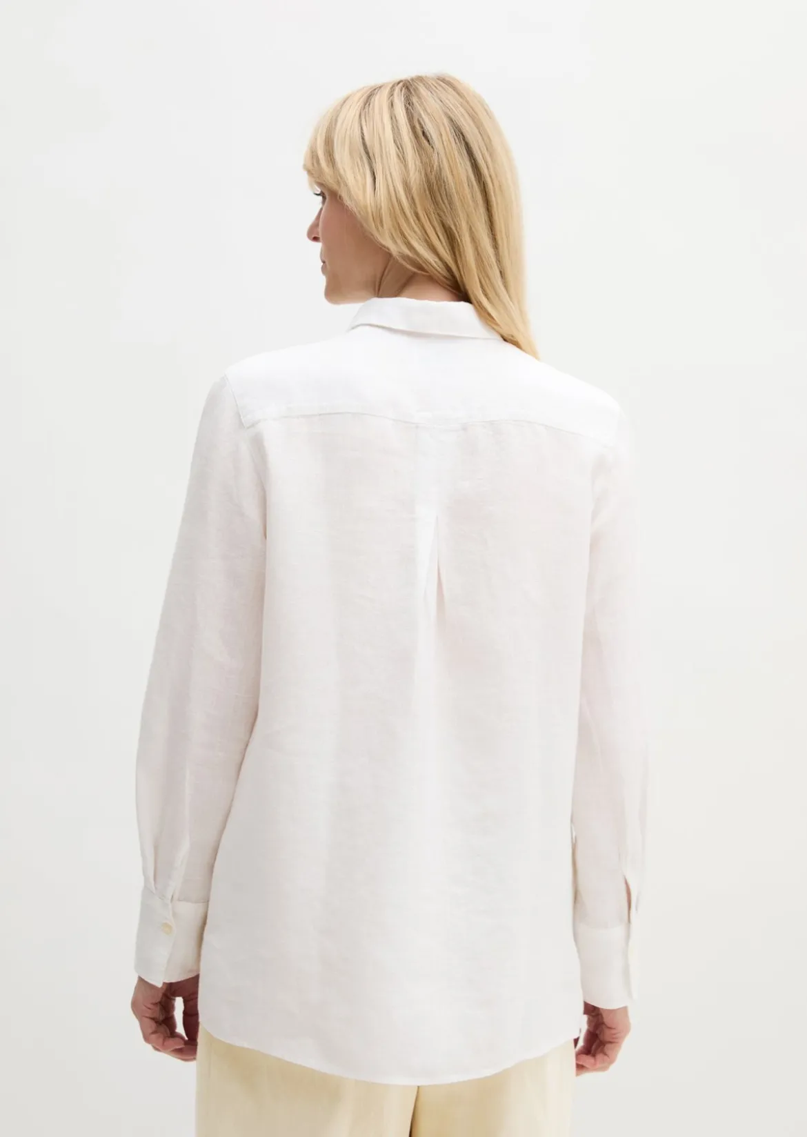 Leinen-Bluse regular aus leichter Qualität