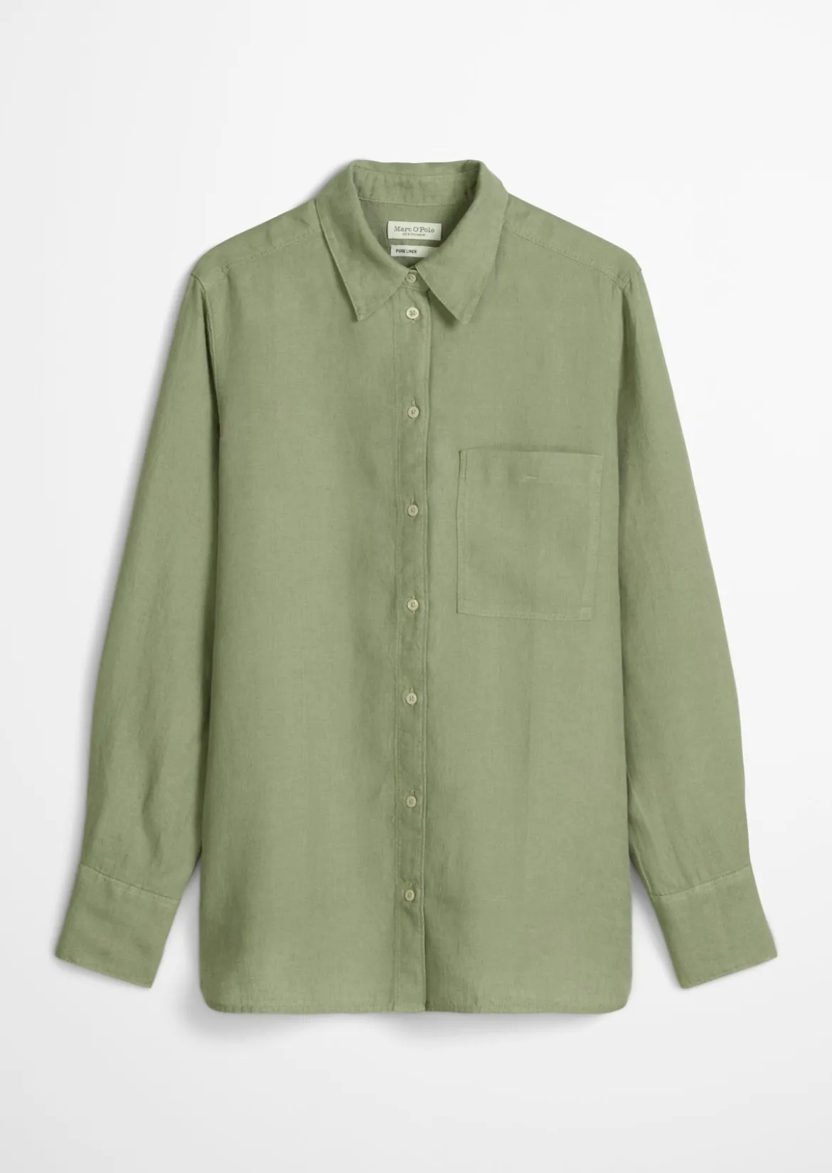 Leinen-Bluse regular aus leichter Qualität