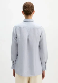 Leinen-Bluse regular aus leichter Qualität