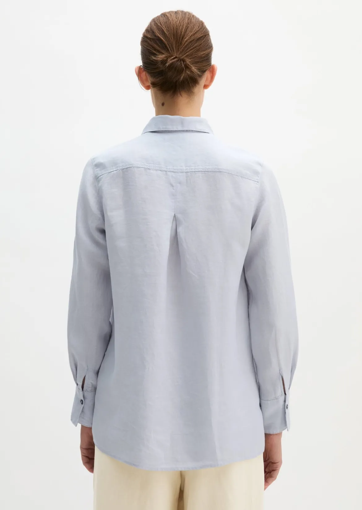Leinen-Bluse regular aus leichter Qualität