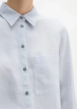 Leinen-Bluse regular aus leichter Qualität