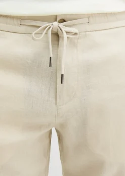 Leinenhose Model Morot Jogger mit elastischem Bund
